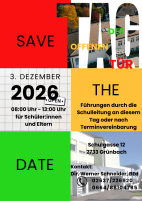 Tag der offenen Tür 3.12.